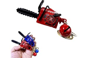 Wind-Up Chainsaw Keychain – Mini Fidget Toy with Moving Blade, Stress Relief Bag Charm for Backpack Keys