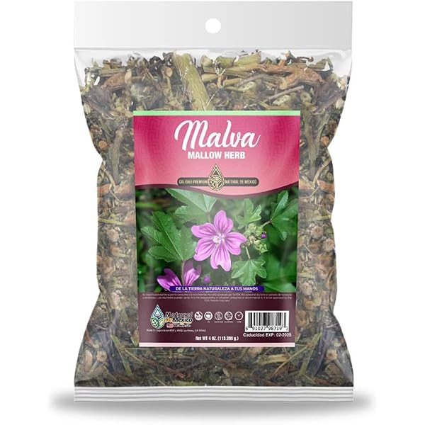 Malvae Tea Hierba Pura Bulk Malva Leaf High Mallow - Malva Sylvestris - Herbal Tea ...