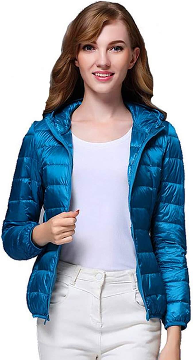 'Winter Women's Thickened Down Jacket Foldable Warm Down Jackets Hooded Coat 6 Color