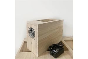 Household Grain Cleaning Winnower Machine, Grain Thrower Screening Machine Wind Sheller with Adjustable Speed Fan, Bird Food 