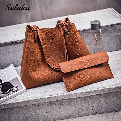 1set Women Handbags Pu Leather Composite Bags Shoulder Bag Designer Bags