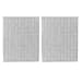 Charcoal Companion CC4143 Non-Stick Mesh Grilling Sheet-Set of 2