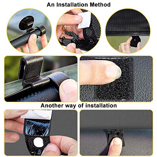 Maxesla Car Window Shade 2 Pack Car Sun Shade for Side Automotive Windows Shades Blocking UV Rays Sun Visor Protector, Good Care for Your Baby and Kids