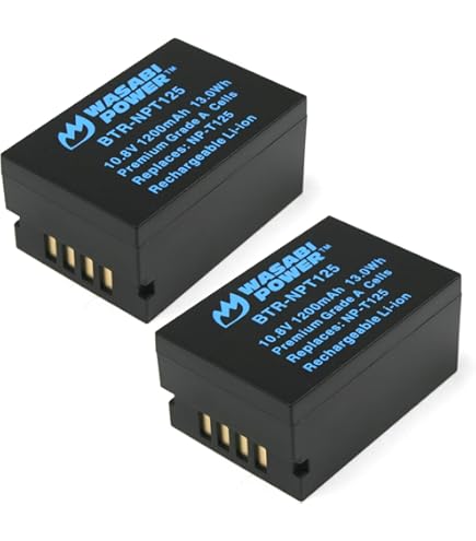 Amazon.com : BM Premium 2 Pack of NP-T125 Batteries for
