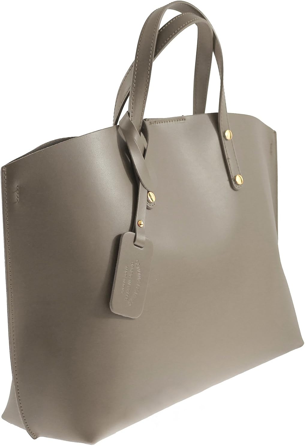 Chicca Tutto Moda CTM Borsa a Mano da Donna Elegante 47x30x14cm Vera pelle  100% Made in Italy Borse Donna berjaya.edu.my