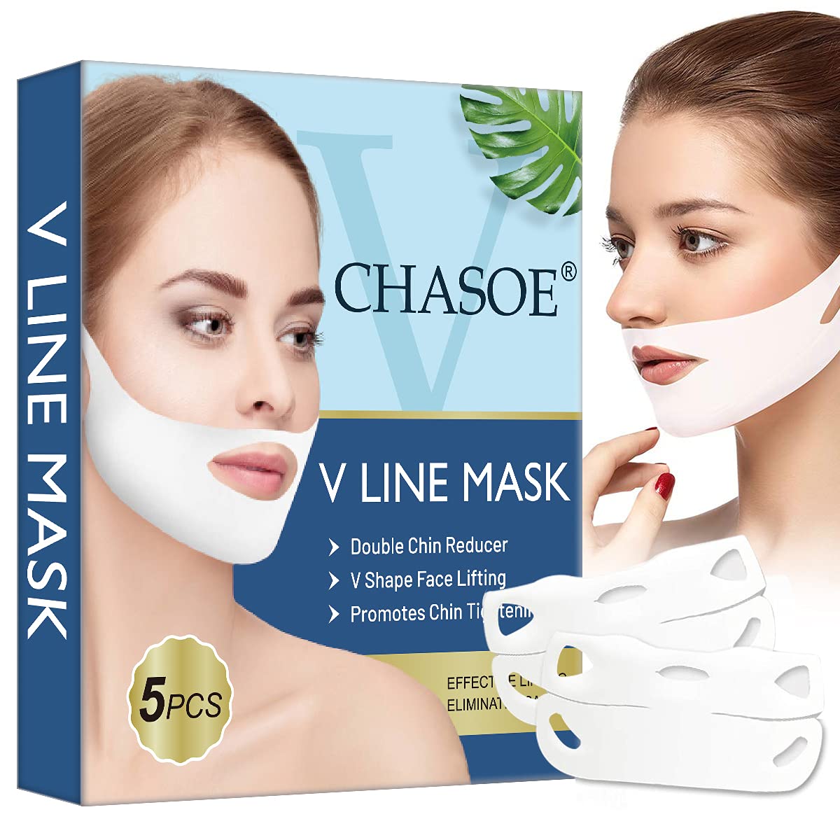 V Line Mask, V Face Mask, Face Lifting Mask, Chin Up Patch, Chin Strap For Double Chin Remover, V Shaped Slimming Face Mask, Double Chin Mask