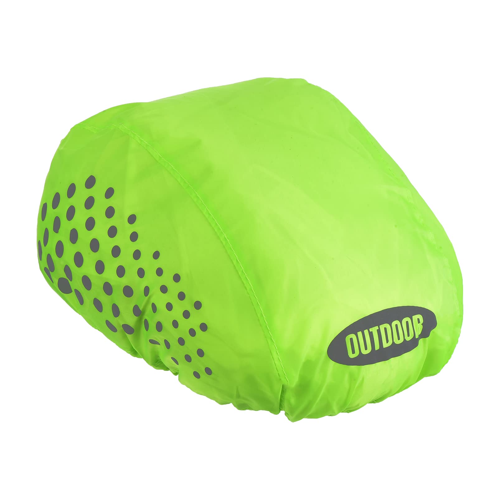 PATIKIL Bike Helmet Cover, Motorcycle Helmet Rain Covers Waterproof Bicycle Helmets Covers with Safety Reflective Stripes for Road Cycling, Green