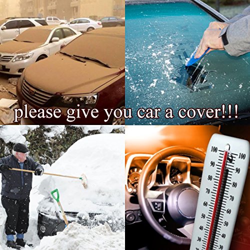 BOKIN Car Windshield Sun Shade and Snow Cover, Sun Visor Reflect UV and Keep Your Vehicle Cool in Summer. This Sunshade is for Car, Van, Truck Windshield