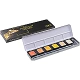 Finetec Artist Pearlescent, F0600, Watercolor Paint, Assorted Pearlescent Colors - 6 Color Set