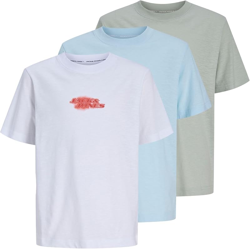 Jcofusion Small Front Brand 3pk MP Jnr Jcofusion Small Front Brand 3Pk MP Jnr (3 Pezzi), Omfalodi, 12 Anni