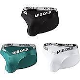 PAIZH Men's Sexy Bikini Briefs Low Rise Soft Lightweight Bulge Pouch Underwear