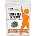 BulkSupplements.com Green Tea Extract Powder - 50% Polyphenol, Green Tea Powder - Green Tea Supplement, Herbal & Gluten Free, 500mg per Serving, 250g (8.8 oz) (Pack of 1)
