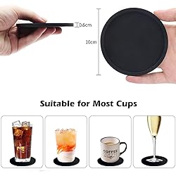 Silicone Coaster Set of 12 Pieces with Silicone Cup