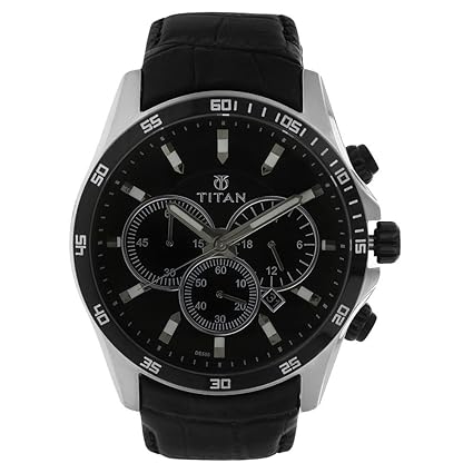 Classique Chronograph Black Dial Mens Watch - 90022KL01J