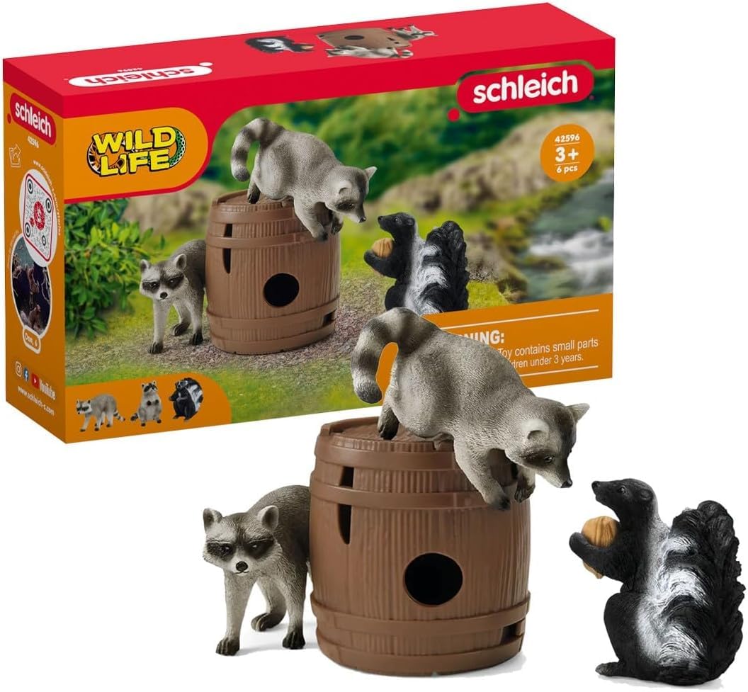 SCHLEICH 42596 WILD LIFE Nutty Mischief Playset for ages 3+