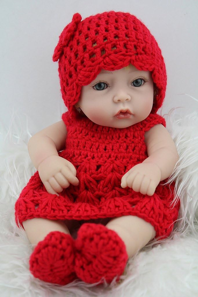 Prezzo Nicery Reborn Baby Cappellino Da Reborn Bambino Reborn Bambola Disco In Vinile Silicone 11inch 28 Centimetri Impermeabile Giocattolo Regalo Della Ragazza Rossa Reborn Doll A3IT Offerte