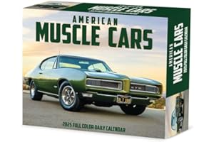 American Muscle Cars 2025 6.2" x 5.4" Box Calendar