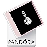 PANDORA Friends Are Family Dangle Charm - Compatible with PANDORA Moments - Jewelry for Women - Gift for Her - Made with Sterling Silver & Enamel - With Gift Box
