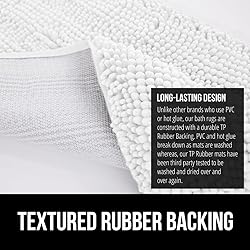 GORILLA GRIP Bathroom Rug Sets 3 Piece, Bath Mat
