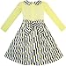 Sunny Fashion Girls Dress Lace Collar Princess Elegant Birthday Party Size 4-12