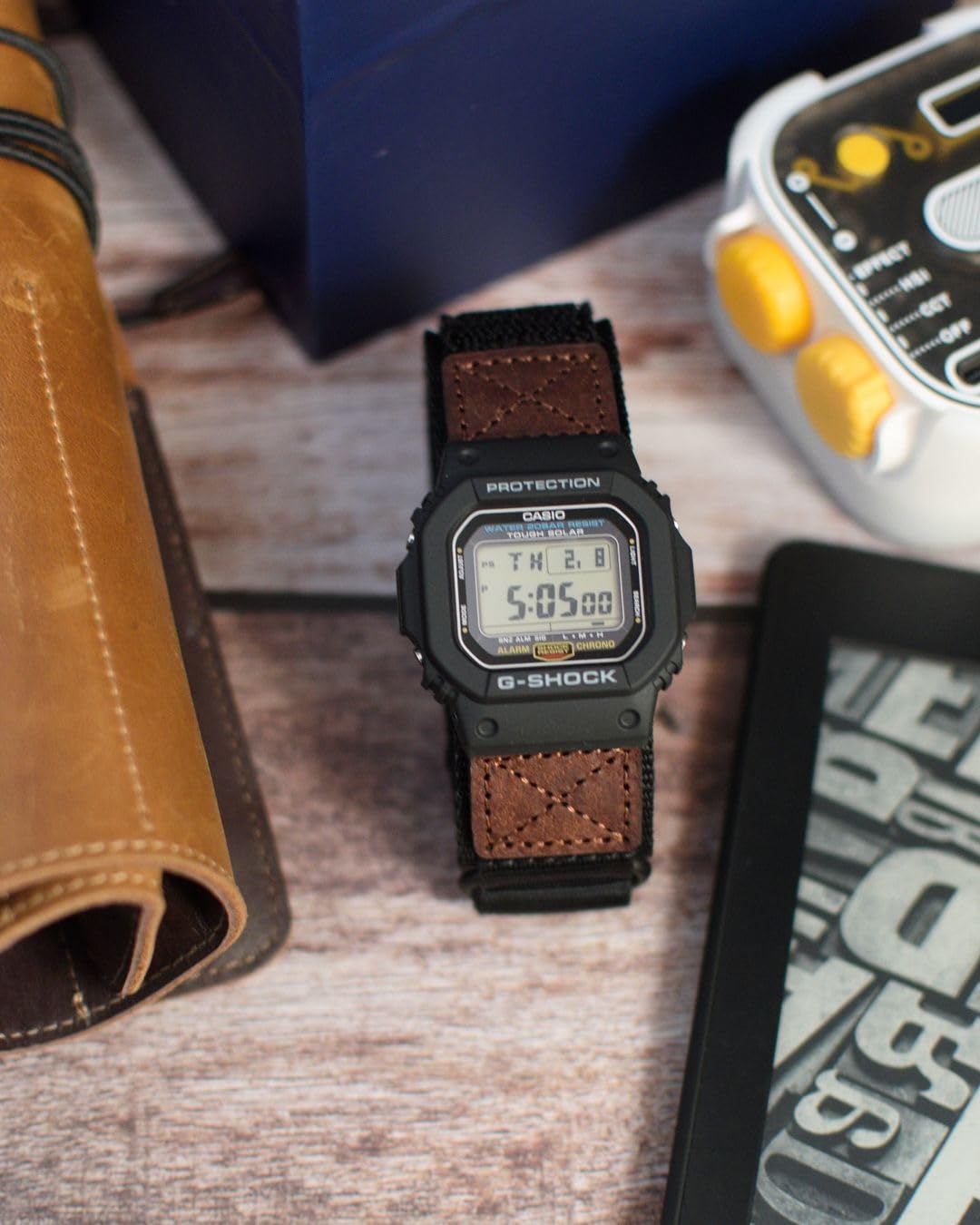 Replacement Watch Band Strap for Casio Mens G-Shock GD-120/GD-350/GA-100/GA-110/GB-5600,Upgraded Three Buckles 16mm Nylon Watch Band（Package Included: 2 X Casio Watch Bands）