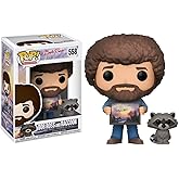 Funko POP! TV: Bob Ross - Bob Ross with Raccoon (Styles May Vary) Collectible Figure