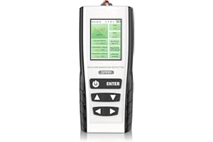 FLagfront Geiger Counter Nuclear Radiation Detector - Radiation Dosimeter with LCD Display, Portable Handheld β、α X-ray Rechargeable Radiation Monitor Meter