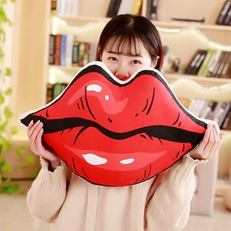 Wondergirls Unusual Persolity Red Lip Doll Plush Pillows Soft Toys