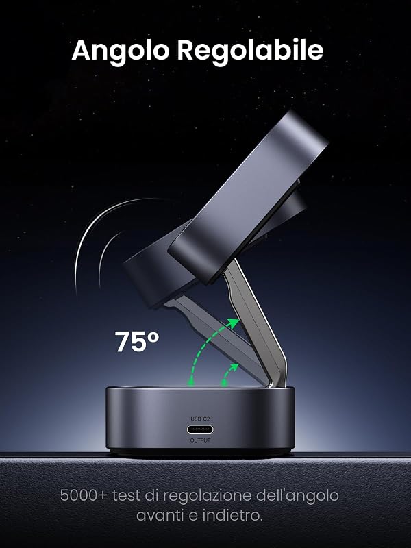 MagFlow 2 in 1 MagSafe Caricatore Wireless Magnetico
