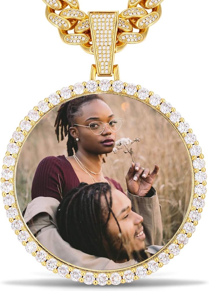 YIMERAIRE Custom Picture Necklace 