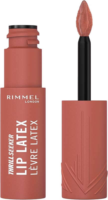 , Thrill Seeker Lip Latex, Rossetto liquido, Lucidalabbra, Colore labbra, Rossetto con acido ialuronico, Tinta labbra, Morbidezza e lucentezza, Vitamina E, Aloe Vera, 6 ml, 300 Main Chara