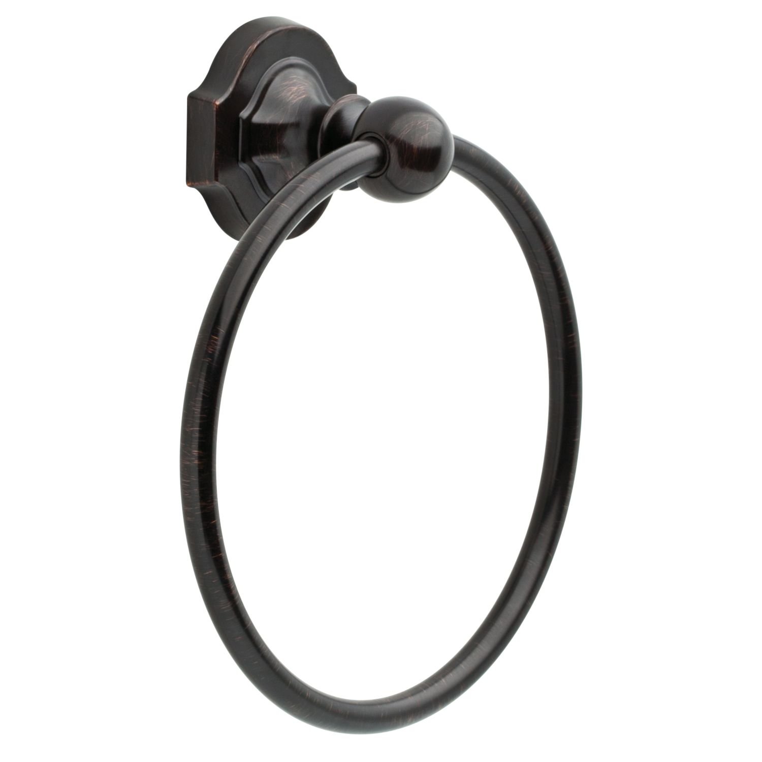 Delta Faucet GRG46-VBR Georgian Towel Ring, SpotShield Venetian Bronze