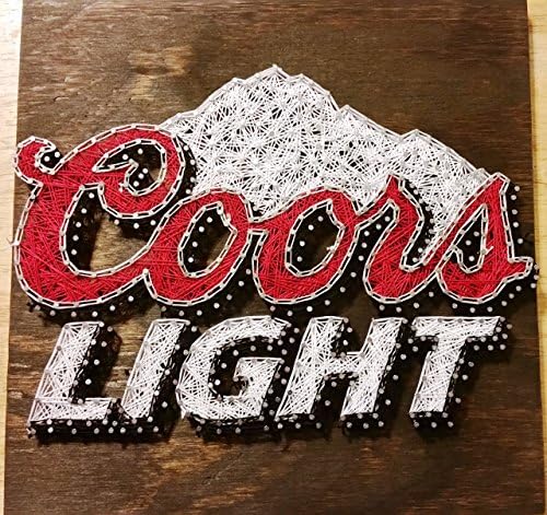 Coors Light String Art Sign, Made to Order