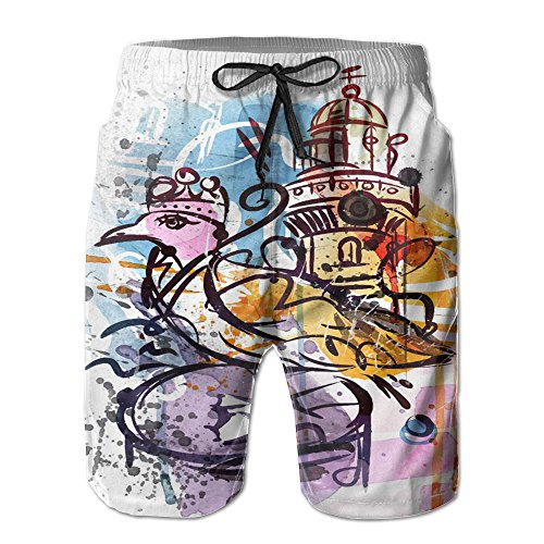 Bird Gentleman Trendy Quick-drying Board Shorts