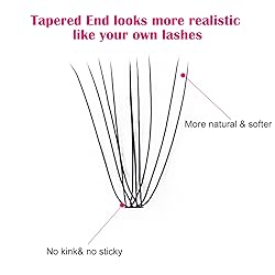 Lash Clusters 72 Individual Lashes Mixed Length