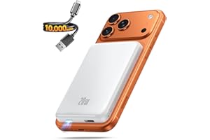 HAIARA Portable Charger for Magsafe Power Bank - 10000mAh Magnetic Phone Charger, USB-C 20W PD Fast Charging, Slim Wireless Battery Pack for iPhone 17/16/15/14/13/12 Series, for Travel Cruise Essentials