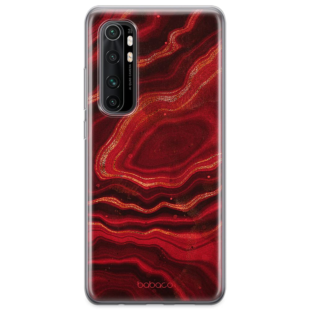 Babaco ERT GROUP mobile phone case for Xiaomi MI NOTE 10 Lite original and officially Licensed pattern Marble 012 optimally adapted to the shape of the mobile phone, case made of TPU