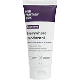 Her Fantasy Box | Everywhere Deodorant | with Probiotics - Berry Scent | Aluminum-Free, Naturally Absorbs Moisture | Help Control Odor | Skin-Improving Formula