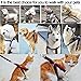 Dog Leash Harness, 5ivepets Adjustable & Durable Dog Collars Harness & Leashes, Heavy Duty Denim Dog Collar for Small and Large Dog, Dog Training Leash Collar for Dogs Walking Running(Small 5-13lbs)
