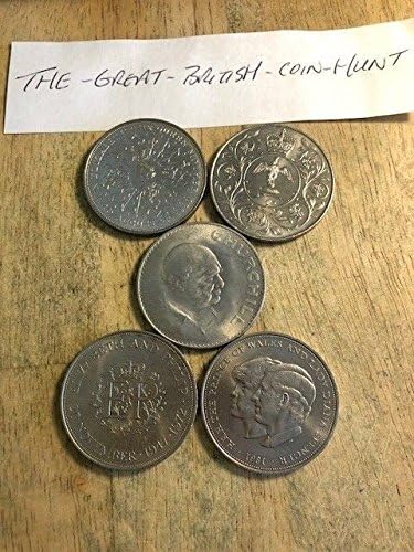 TGBCH Set Of 5 Crowns Churchill Lady Diana Queens Jubilee Queen Mother Anniversary