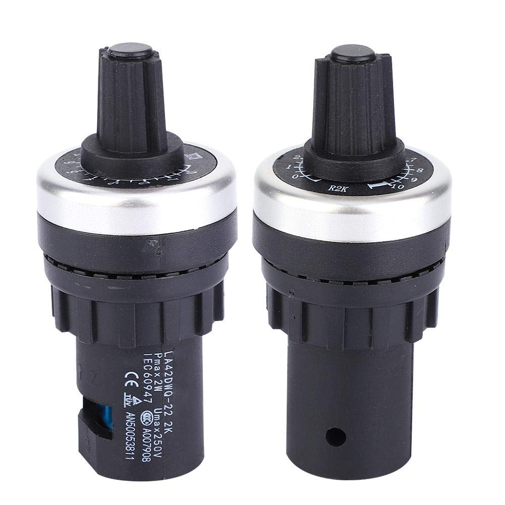 LA42DWQ Potentiometer 22mm 2K Panel Mount VSD VFD for Variable Frequency Converter Speed Drive