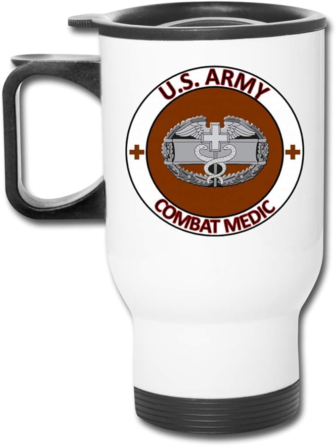 Army Combat Medic Car Cup Coffee Thermos Mug Stainless