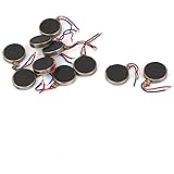 uxcell DC 3V 12000RPM Two Wired 10mm x 3mm Coin Cell Phone Vibration Motor 10pcs