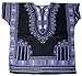King-Sized Traditional Print Unisex Dashiki Top - Up to 68