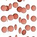 Threemart Rose Gold Party Supplies Rose Gold Glitter Grand Paper Dots Hanging for Bachelorette,Wedding, Birthday Party Decoration-4 Pack … (Rose Gold)