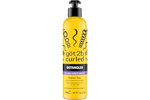 Got2b Curled Detangler, 7.5oz, for all curl types, wavy, curly & coily hair, helps to detangle your hair for easy slip