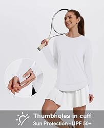 Womens Workout Tops Long Sleeve Swim Shirt Rash