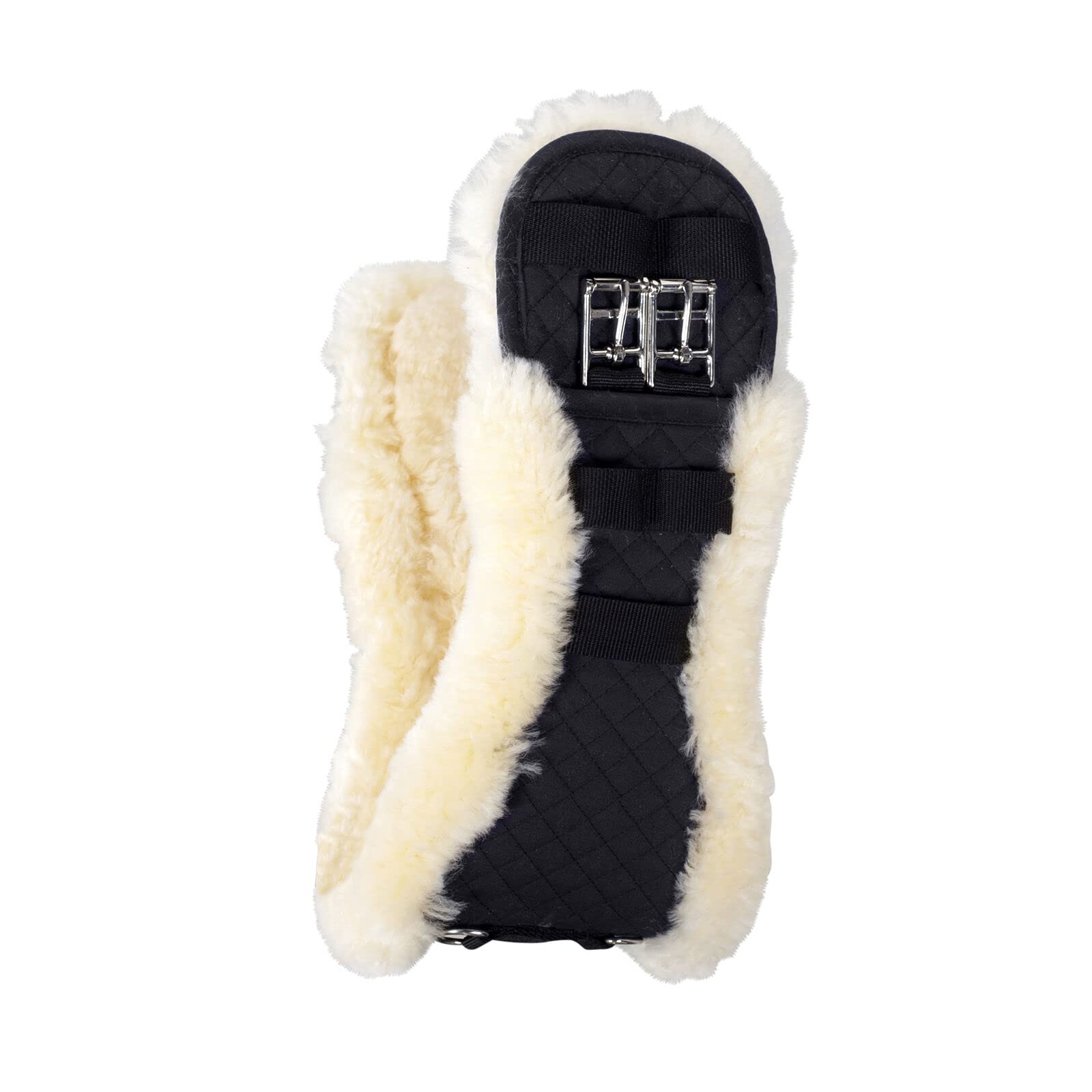 Horze Harleigh Sheepskin Dressage Girth, Black, 40