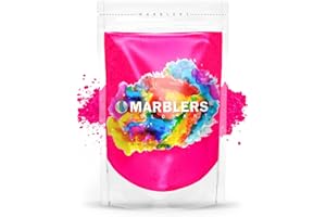 MARBLERS Fluorescent Pigment Powder [Neon Pink] 3oz (85g) | Matte Pigment | Dye | Non-Toxic | Vegan | Cruelty-Free | Nail Polish, Nail Art, Soap, Slime, Candle, Resin, Epoxy, Acrylic Paint