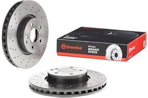 Brembo 09.A621.31 UV Coated vented drilled Front Brake Rotor MERCEDES-BENZ/MERCEDES-BENZ (BBDC) OE# A0004211112